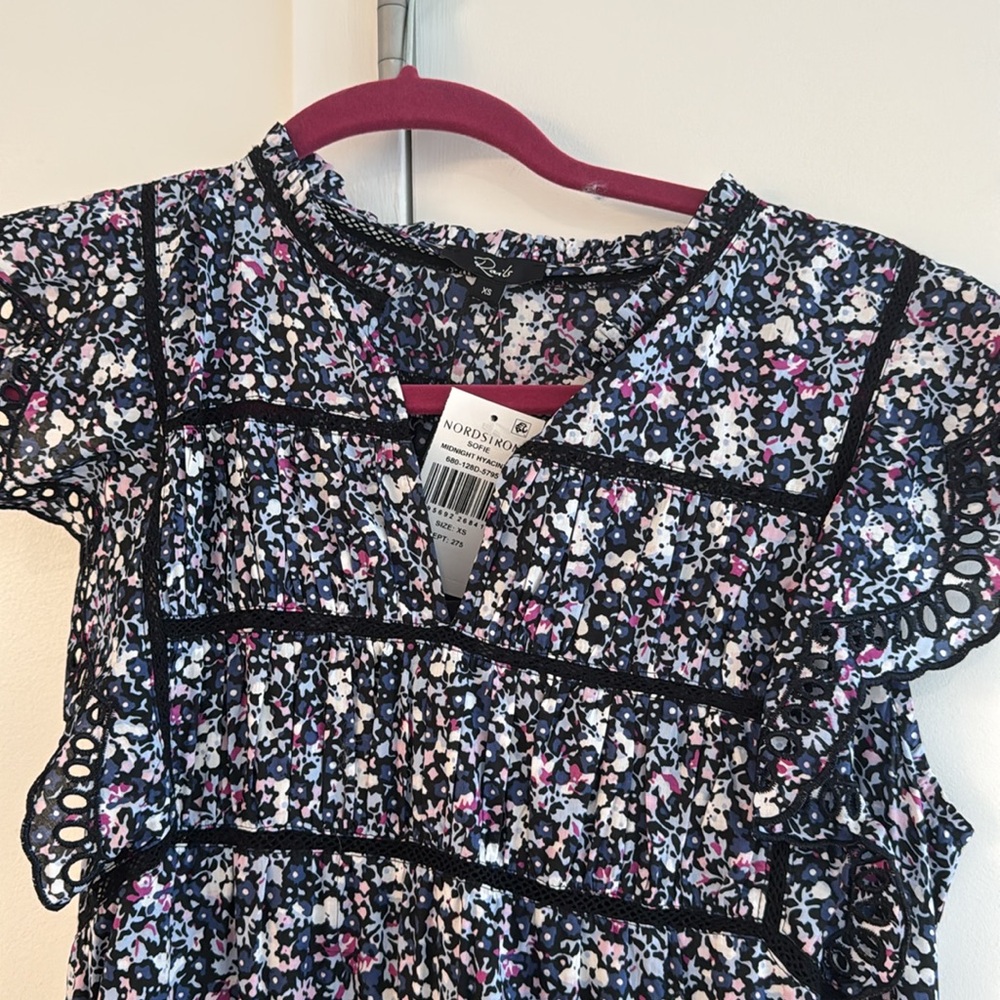 Rails Sofie Embroidered Floral-Print Midi Dress - Picture 7 of 9